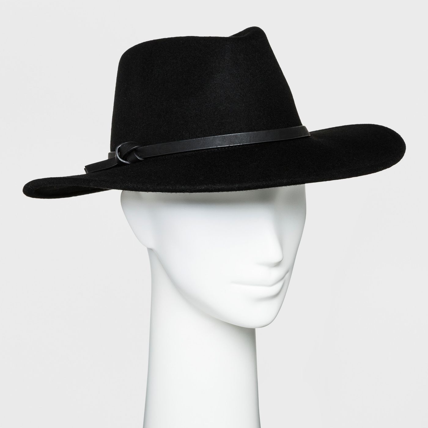 Women's Panama Hat - Universal Thread™ Black - image 1 of 1
