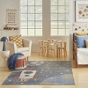 Nourison Kids Washable Space Rocketship Indoor Rug - 4 of 4