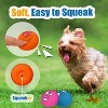 Itopfox Latex Dog Squeaky Toys, Rubber Soft Chewing Fetch Play Balls for Puppy Small Pets, 6-Piece Set for Mini and Small Breeds - 4 of 4