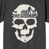 The Goonies Skull Art With Title Logo Women's Charcoal Gray Heather Graphic Tee - 2 of 2