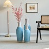 Desktop Vase, Brown Decorative Floor Vase, Classic and Neat Floor Vase, High Independent Flower Stand - 4 of 4