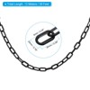 Unique Bargains Adjustable Crowd Control at Driveway Plastic Chain Barrier with Snap Hook - 2 of 4