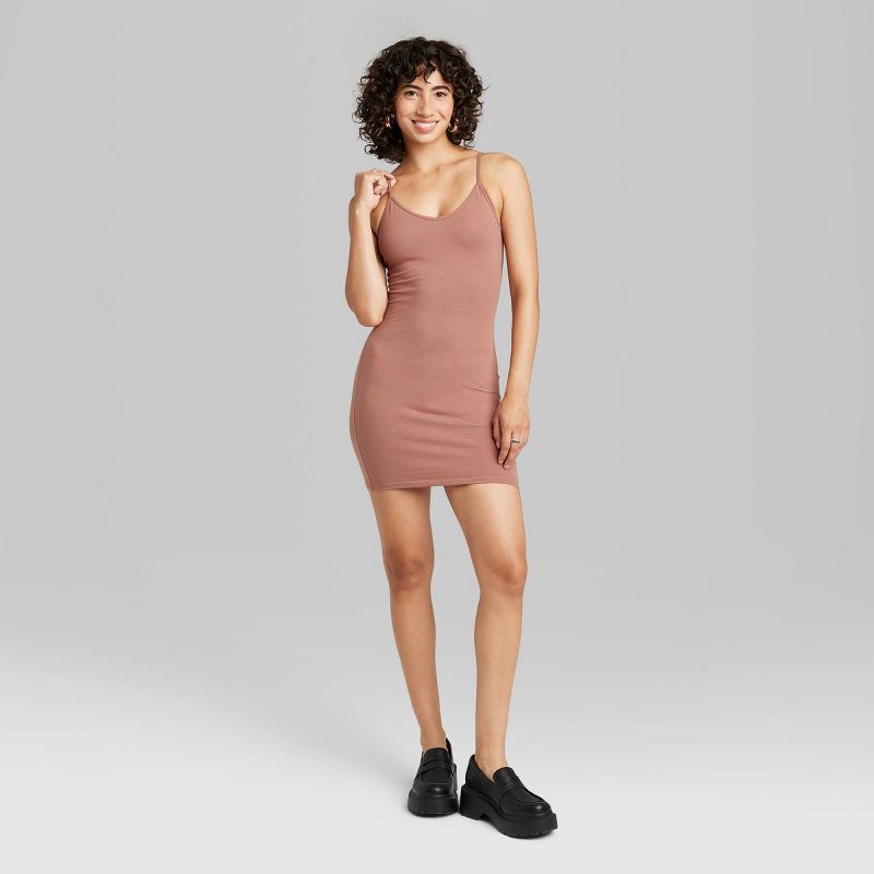 Women's Strappy Bodycon Knit Dress - Wild Fable™, 3 of 10