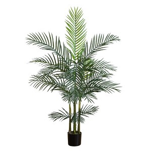 Nearly Natural 5-ft UV Resistant Artificial Areca Palm Tree (Indoor/Outdoor) - 1 of 1