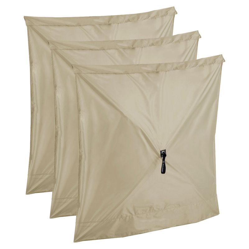 Clam Quick Set Screen Hub Tan Fabric Wind & Sun Panels Accessory Only (6 Pack), 2 of 7