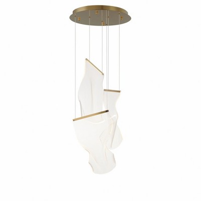 ET2 Lighting Rinkle 3 - Light Pendant in  French Gold
