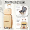 Okak 4 Piece Luggage Sets with Universal Wheels, Durable Checked Luggage with Lightweight, Expandable suitcase for Men and Women - 3 of 4