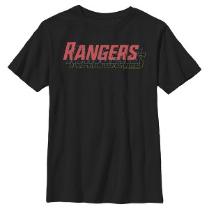 Boy's Power Rangers Shadow Text T-Shirt - 1 of 4