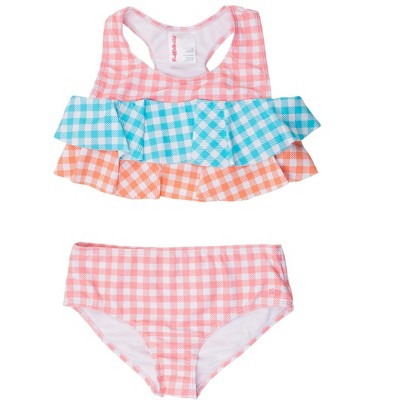 seaside gingham color block