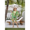 HAPPY BAY Women's Open Front Summer Beach Bikini Cardigan Swimsuit Coverups Beachwear Mini Bathing Suit Duster for Women L-XL Multicolored, Leaf - 4 of 4