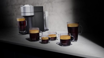 Nespresso Vertuo Pop+ Combination Espresso And Coffee Maker With Milk  Frother By Breville - Gray : Target