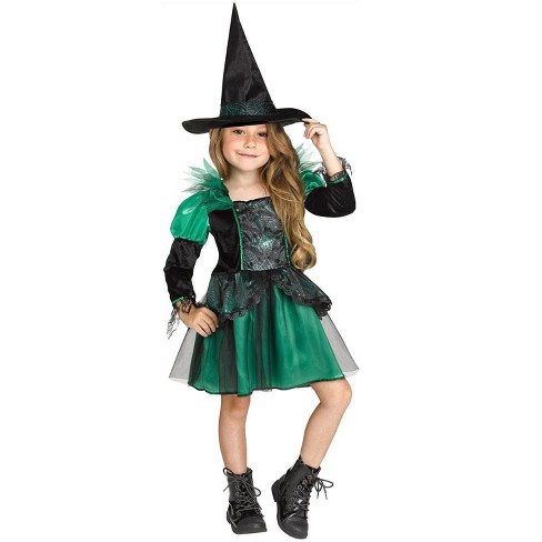 Fun World Emerald Witch Toddler Costume : Target