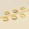 Inerney Gold Huggie Hoop Earrings Set for Women, Dainty Small Sterling Silver Earring Stacks Hypoallergenic Jewelry for Multiple Piercings - 4 of 4