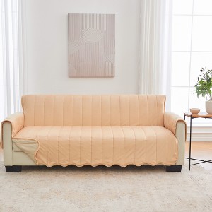 Ultra-Soft Velvet Sofa Furniture Protector - Great Bay Home - 1 of 4