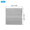 Unique Bargains Microfiber Portable Jewelry Pouches with Band for Necklace Bracelet 3.94x3.94" 8 Pcs - 2 of 4
