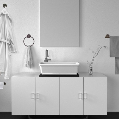 Allante Oil Rubbed Bronze 4-Piece Bathroom Accessory Kit