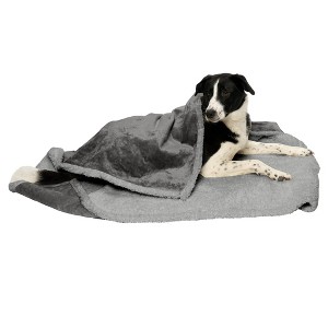 FurHaven Snuggly & Warm Soft-Edge Warming Waterproof Blanket - 1 of 3