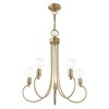 Livex Lighting Bari 5 - Light Chandelier in  Antique Brass - 4 of 4