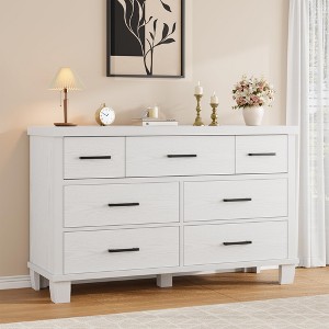 Garvee Dresser for Bedroom with 7 Drawers, Modern Chest of Drawers Closet with Metal Handle, Wooden Dresser Organizer, for Bedroom, Living Room - 1 of 4
