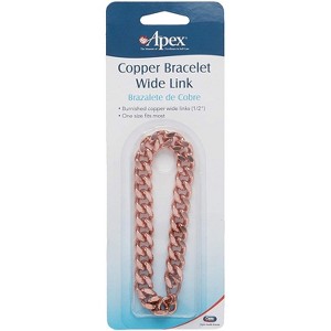 Apex Copper Bracelet Wide Link 9" - 1 of 3