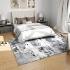 Area Rugs for Living Room Bedroom, Modern Abstract Washable Large Soft Rug, Low Pile Non Slip Carpet Home Decor Aesthetic - 2 of 4