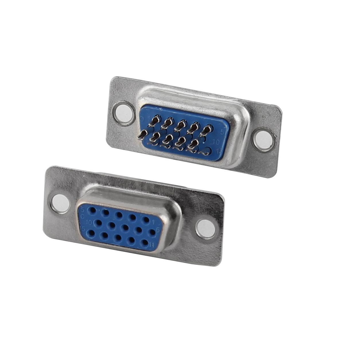 Unique Bargains Plastic Metal VGA Adapter 3.1 x 1.3 x 1.6cm 5 Pcs - thumbnail 4