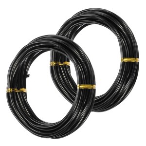 Unique Bargains Aluminum Flexible Anti-rust Bonsai Training Wire 2 Rolls - 1 of 3