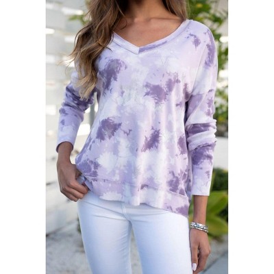 Women's Tie Dye Crystal Star Top - Venti6