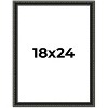 PosterPalooza | Antique Black Picture Frame - UV Acrylic, Foam Board Backing, Hanging Hardware - 2 of 4