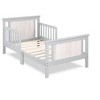 PAGED Toddler Bed Wooden Baby Bed Frame with Reversible Panel and 4 Side Guardrails for Bedroom - 4 of 4