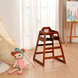 Whisen Dining Chairs, Baby Booster Chair, Baby High Chair, Double Solid Wood, Easy to Clean - 1 of 4