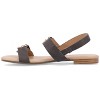 Journee Collection Womens Twylah Low Stacked Heel Sling Back Sandals - 2 of 4