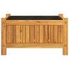 vidaXL Garden Planter Natural Solid Acacia wood Standard Durable - 4 of 4