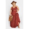 Women's Plus Size Aura Maxi Dress - cinnamon | CITY CHIC - 2 of 4