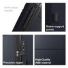 BLUE 3-Piece Premium ABS Luggage Set-20", 24", and 28" Suitcases with Silent Spinner Wheels, and TSA-Approved Lock-Durable - 3 of 4