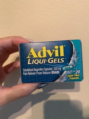 Advil Pain Reliever/fever Reducer Liqui-gel Minis - Ibuprofen (nsaid ...