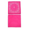 CTM Cotton Solid and Paisley Print Neon Bandana Kit (Pack of 2) - 2 of 4