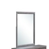 SEVOBAL Bathroom Vanity Mirrors Sleek Modern Foil Grey Mirror with Solid Wood Trim Durable Scratch-Resistant Glass, Gray, 39.06"*0.87"*35.12" - 3 of 4