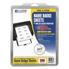 C-Line Laser Printer Name Badges, 3 3/8 x 2 1/3, White, 200/Box - 2 of 4