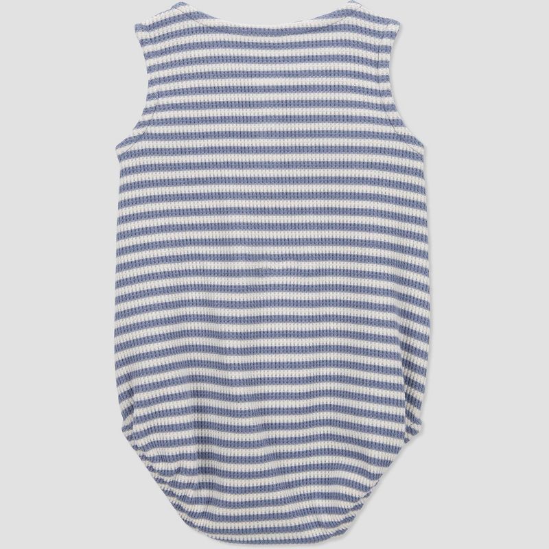 Carter&#39;s Just One You&#174; Baby Boys&#39; Striped Bubble Romper - Blue/White, 3 of 5