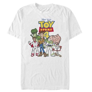 Men's Toy Story Character Logo Party T-Shirt - 1 of 4