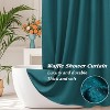 LunaLulinlk Heavy Duty Waffle Weave Fabric Shower Curtain - 3 of 4