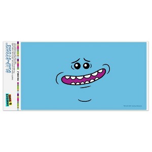 Rick And Morty Mr. Meeseeks Face Automotive Bumper Sticker - 1 of 4