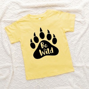 The Juniper Shop Be Wild Bear Paw Toddler Short Sleeve Tee - 1 of 2