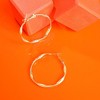 SOHI Women's Twist Hoop Earrings - 2 of 3