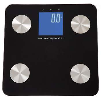 Fleming Supply 7-Function Digital Body Fat Scale – Black