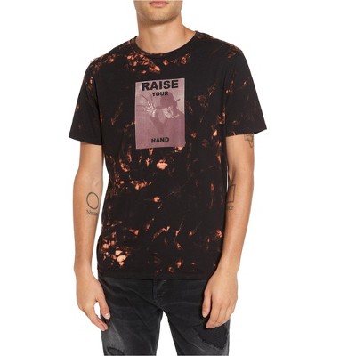 Elevenparis Mens Raise Your Hand Graphic T-Shirt
