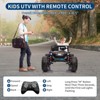 24V 2-Seater Kids Ride On UTV, 4WD Electric Vehicle with 10Ah Battery, 17" EVA Wheels, Wide 20.5" Seat, Metal Suspension - 2 of 4