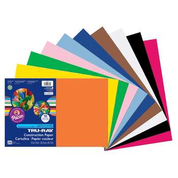 Tru-Ray Construction Paper, 12 x 18 Inches, Assorted Classic Color, Pack of 250