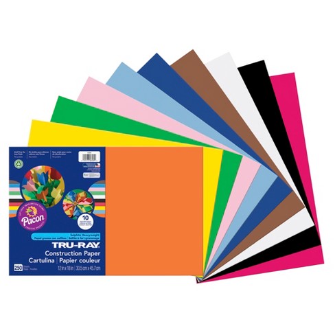 Tru-Ray 12 x 18 Construction Paper, Orange, 50 Sheets (P103034)